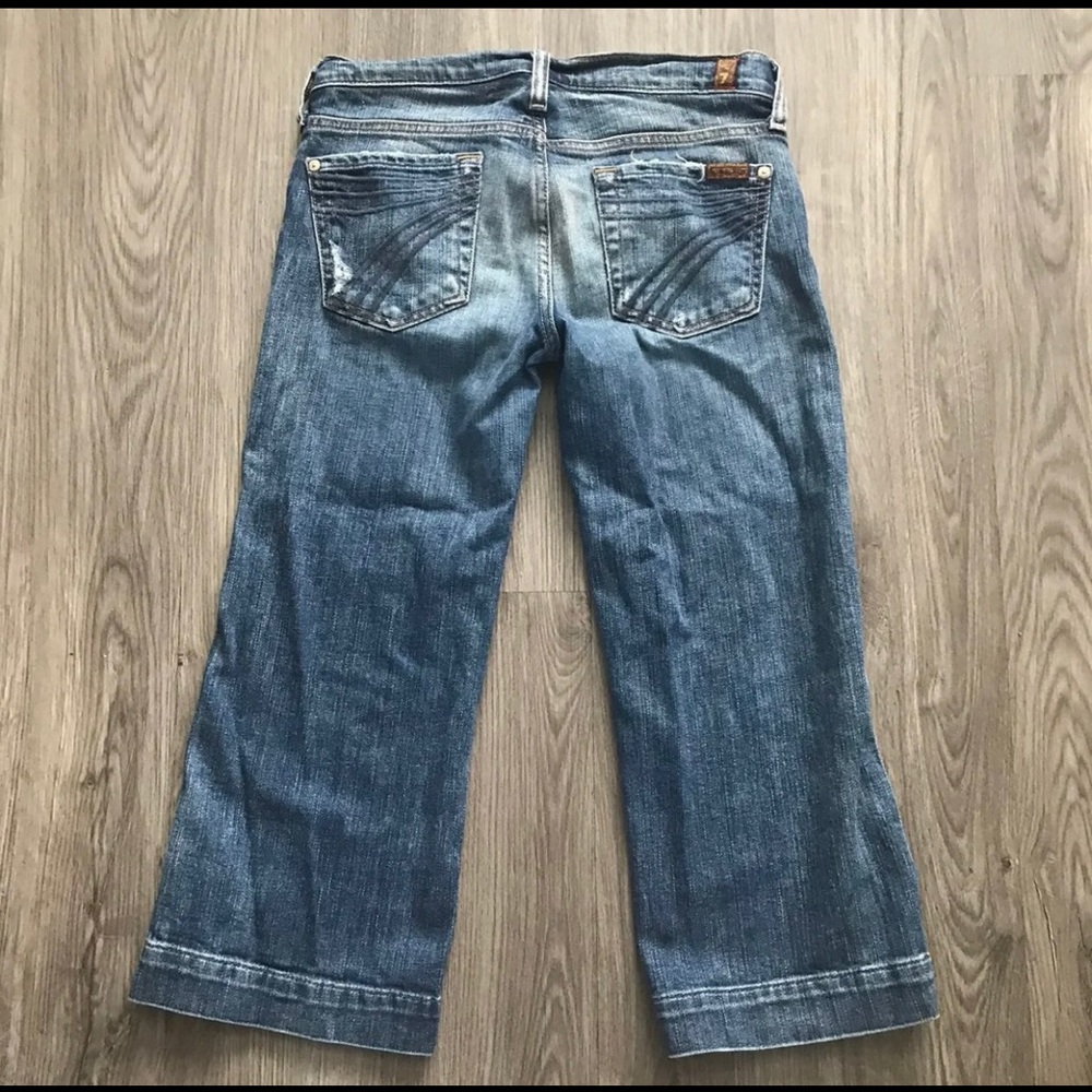 SEVEN FOR ALL MANKIND DOJO CROP JEANS, size 26